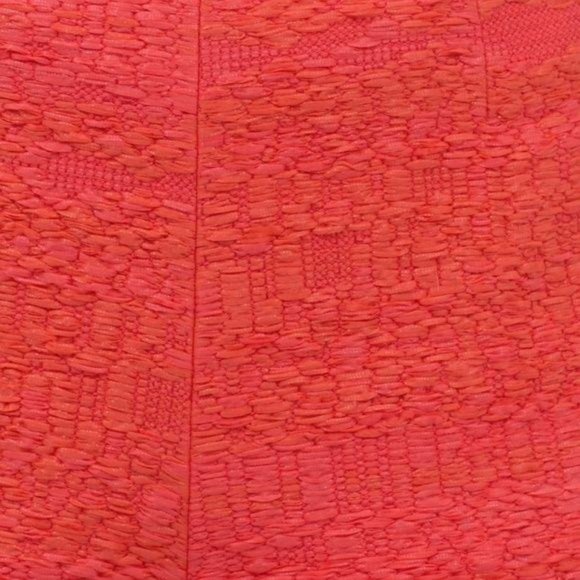 Carven Red Orange High Waisted Tweed Shorts Dress - Picture 6 of 7